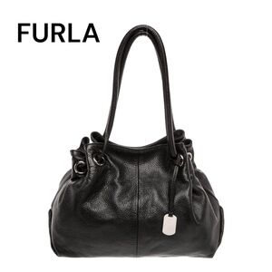 FURLA LEATHER SHOULDER BAG